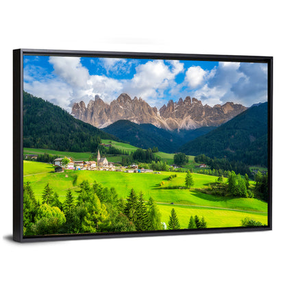 Santa Maddalena Village, Odle Peaks Wall Art
