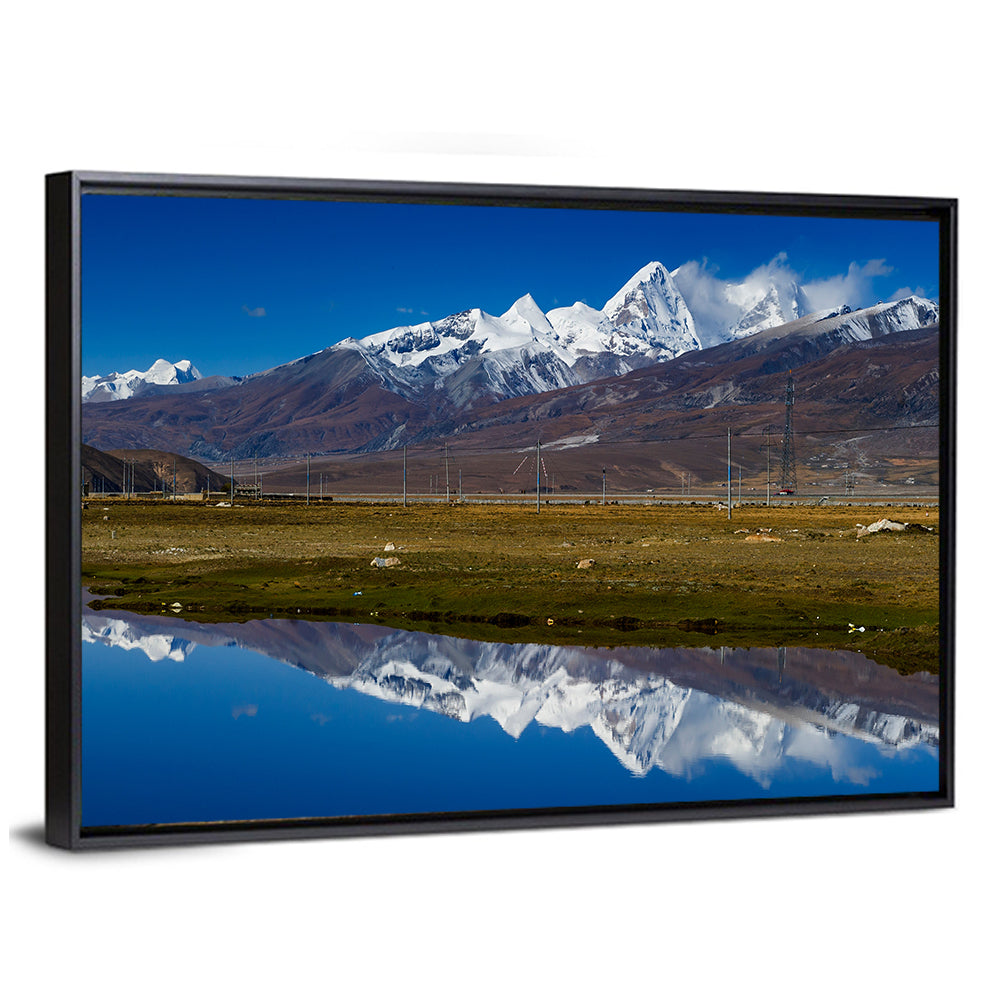 Snow-capped Mountains of Tibet Wall Art