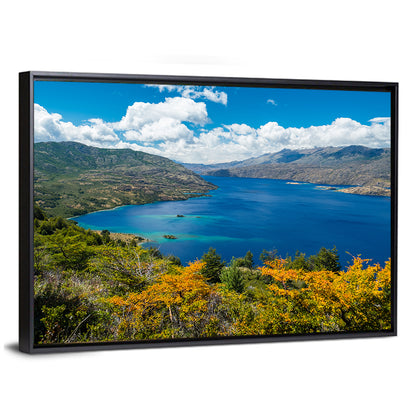 Lake Cochrane Autumn Shore Wall Art