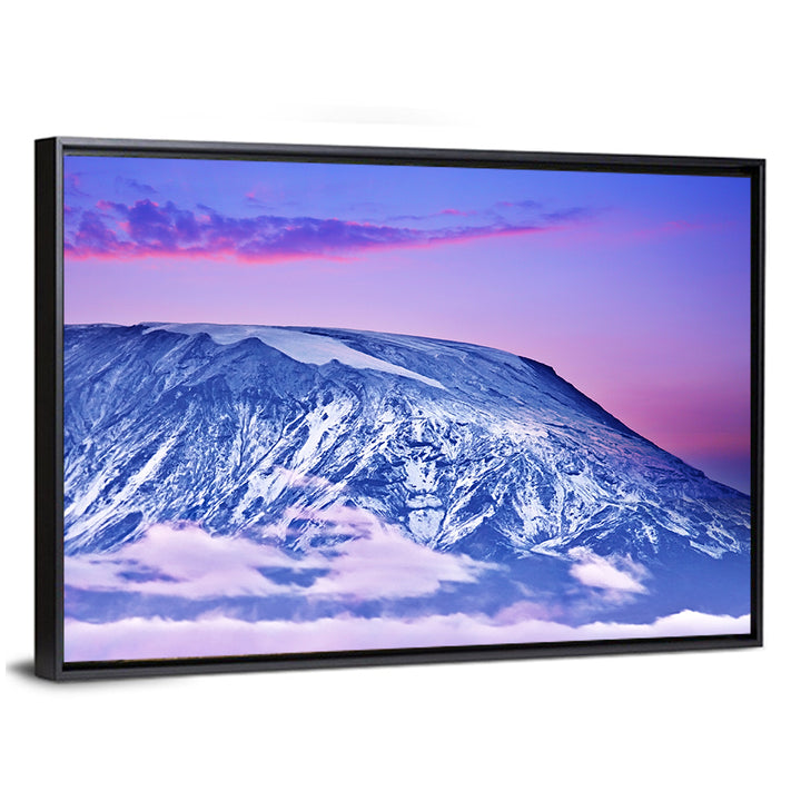 Purple Dusk Over Kilimanjaro Wall Art