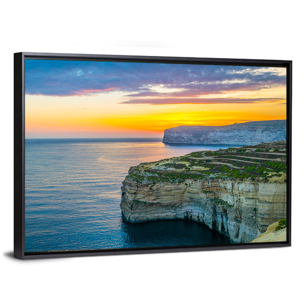 Dwejra Cliffs Sunset, San Lawrenz Wall Art