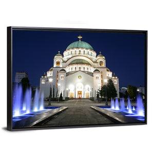 Saint Sava Cathedral In Belgrade Wall Art