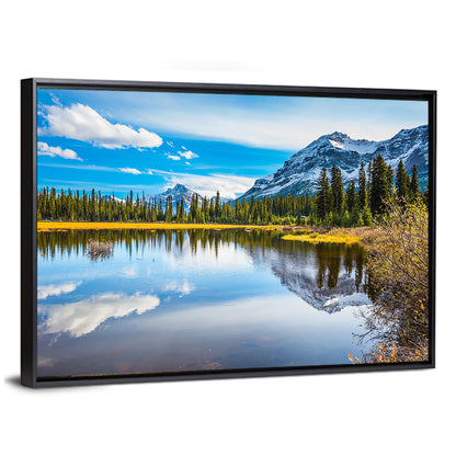 Marshy Lake Reflection in the Rocky Mountains Wall Art