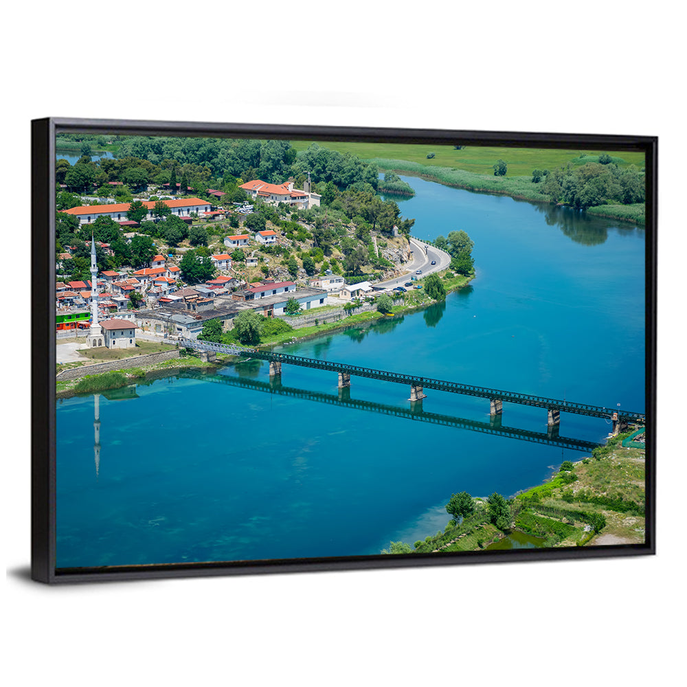 Rozafa Fortress Over Buna River Wall Art