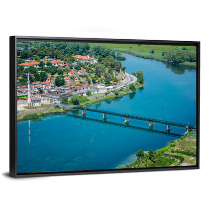 Rozafa Fortress Over Buna River Wall Art