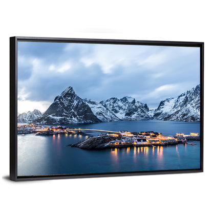 Blue Hour Over Reine, Lofoten Wall Art