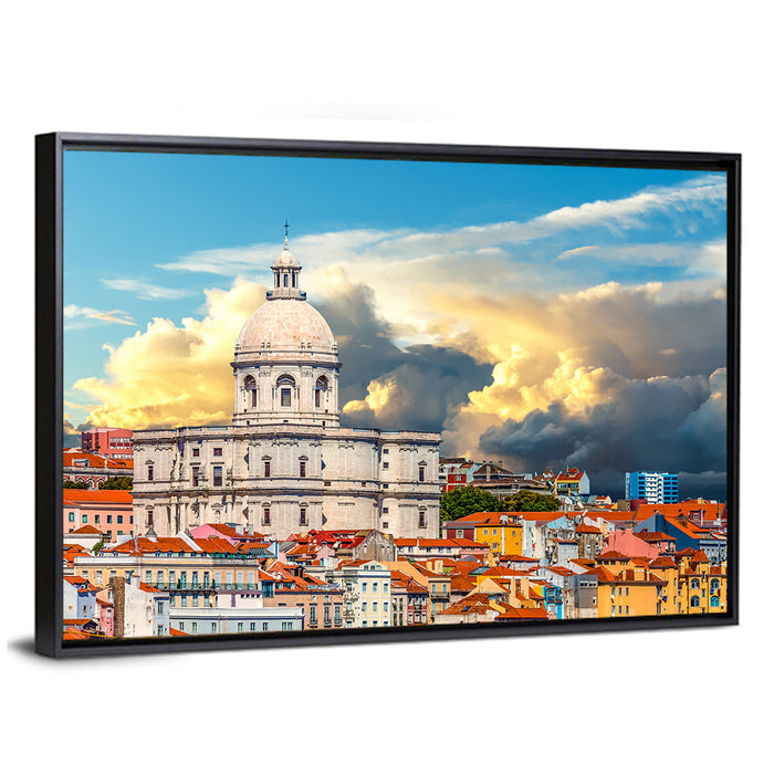 Santa Engrácia Dome, Lisbon Wall Art as a framed canvas