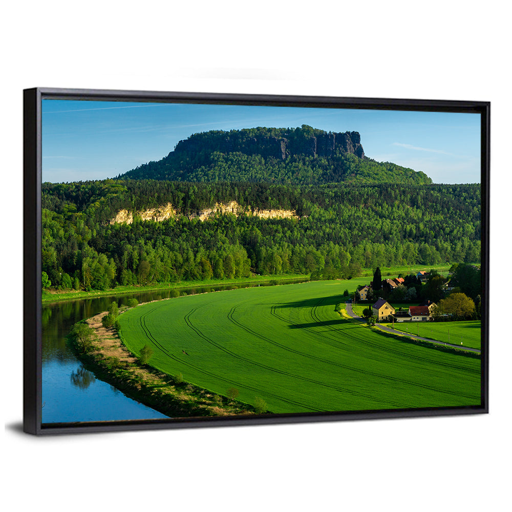 Lilienstein Mountain in Bad Schandau Wall Art