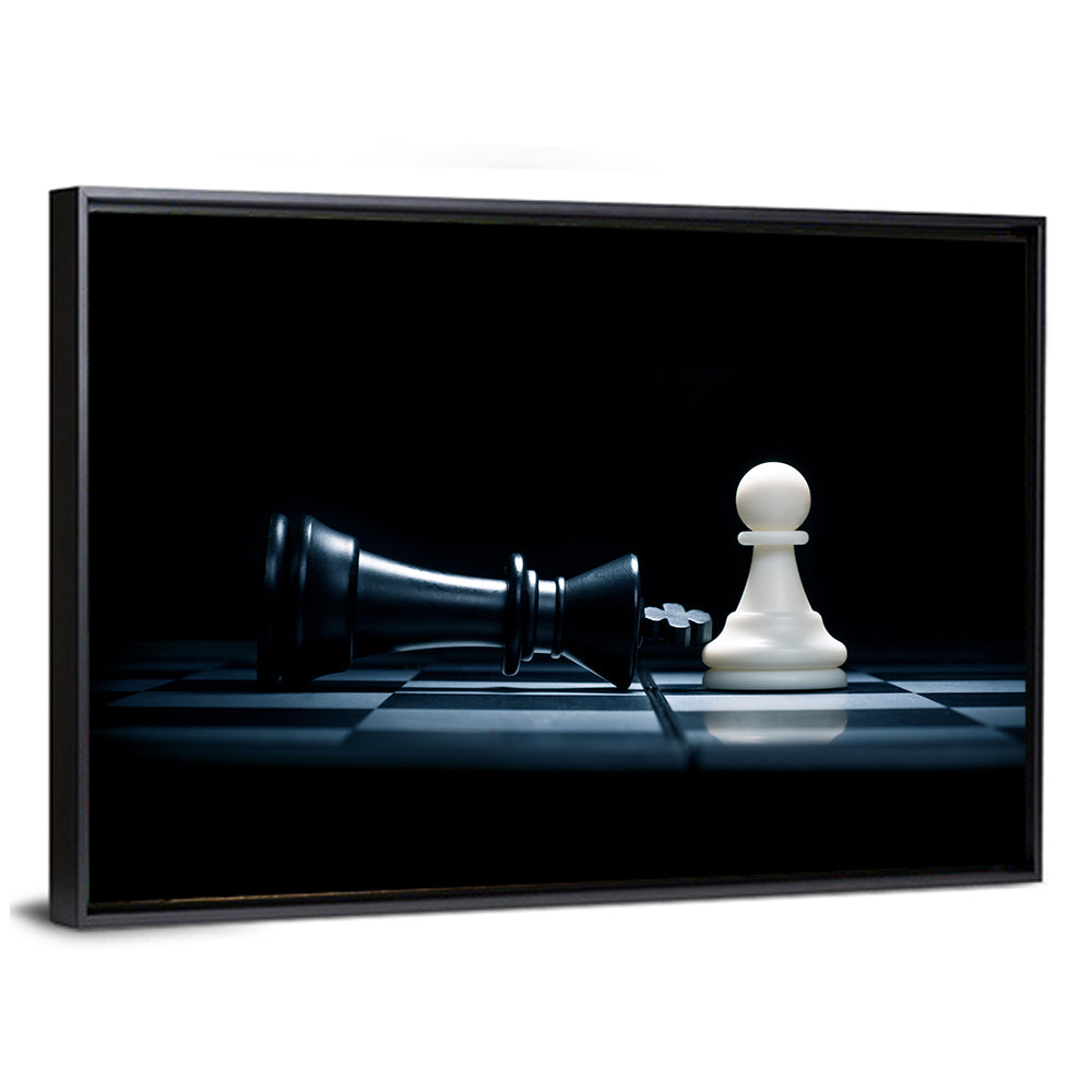 Pawn and Fallen King Wall Art