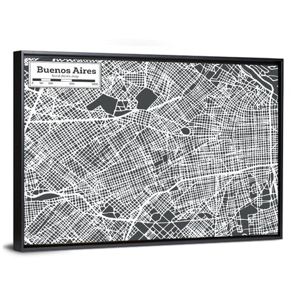 Buenos Aires Map Wall Art