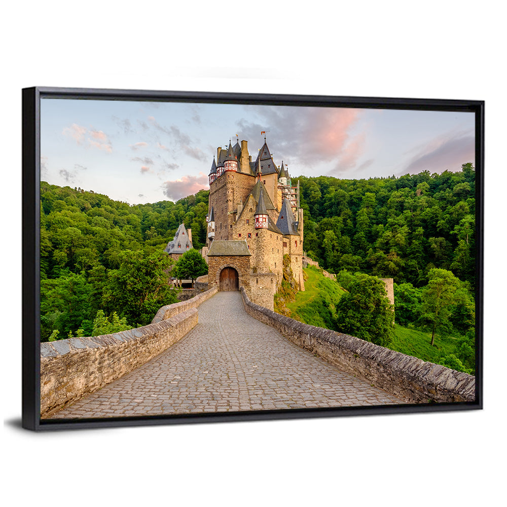 Eltz Castle at Dusk Wall Art