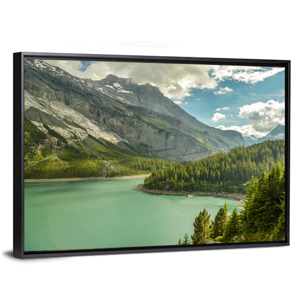Oeschinen Lake, Swiss Alps Wall Art