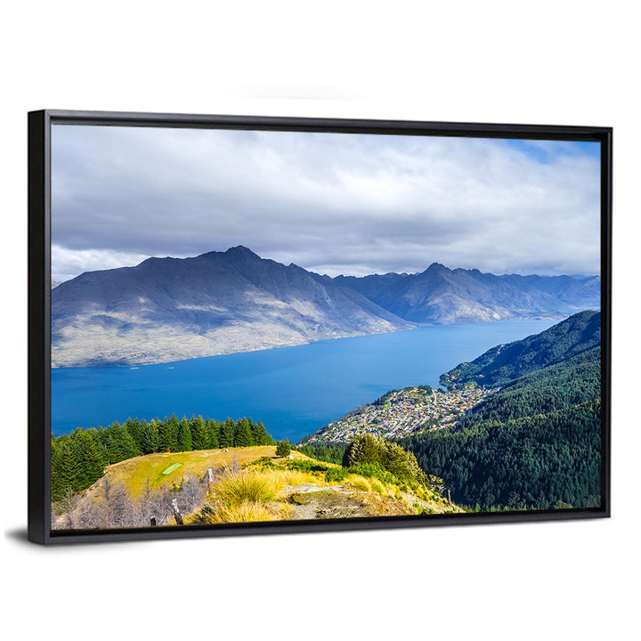 Queenstown Over Lake Wakatipu Wall Art