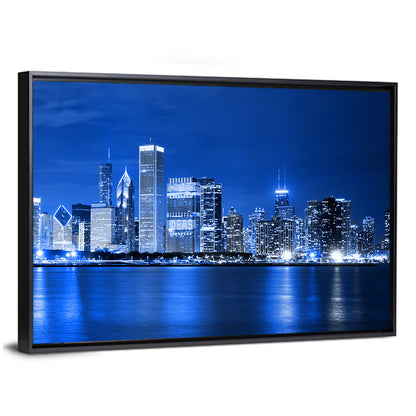 Chicago Financial District Skyline Wall Art