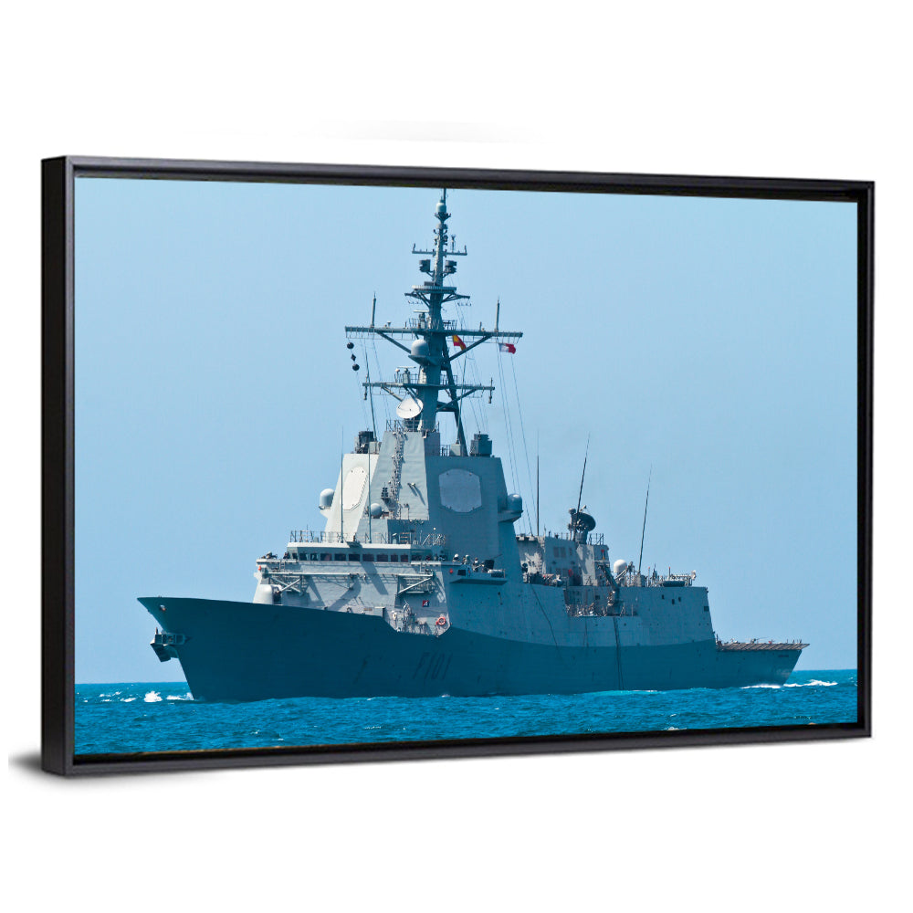 Alvaro De Bazan F-101 Frigate at Sea Wall Art