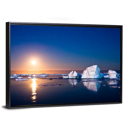 Summer Night in Antarctica Wall Art