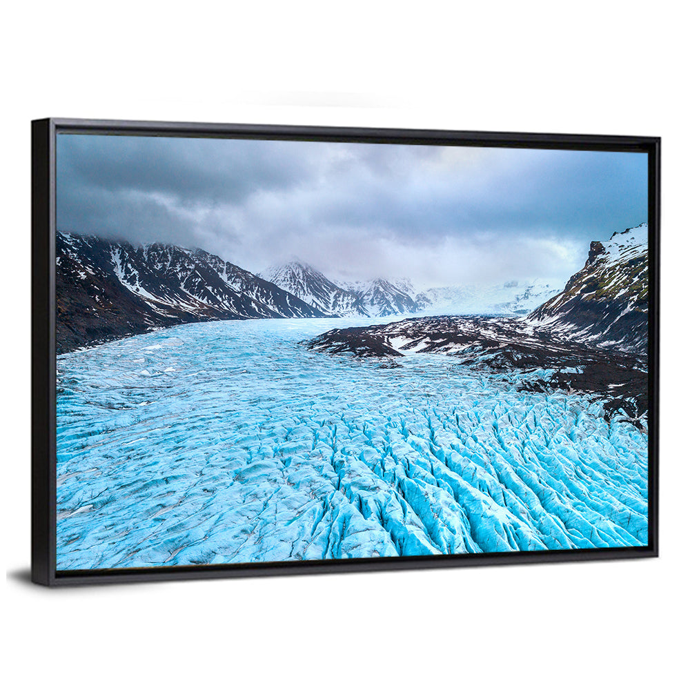 Skaftafell Glacier Aerial View Wall Art
