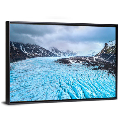 Skaftafell Glacier Aerial View Wall Art