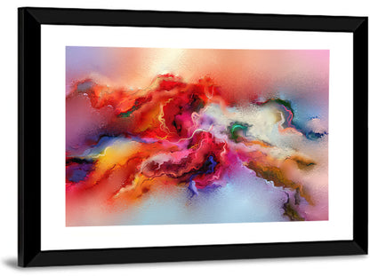 Hand Drawn Brushstroke Nebula Wall Art