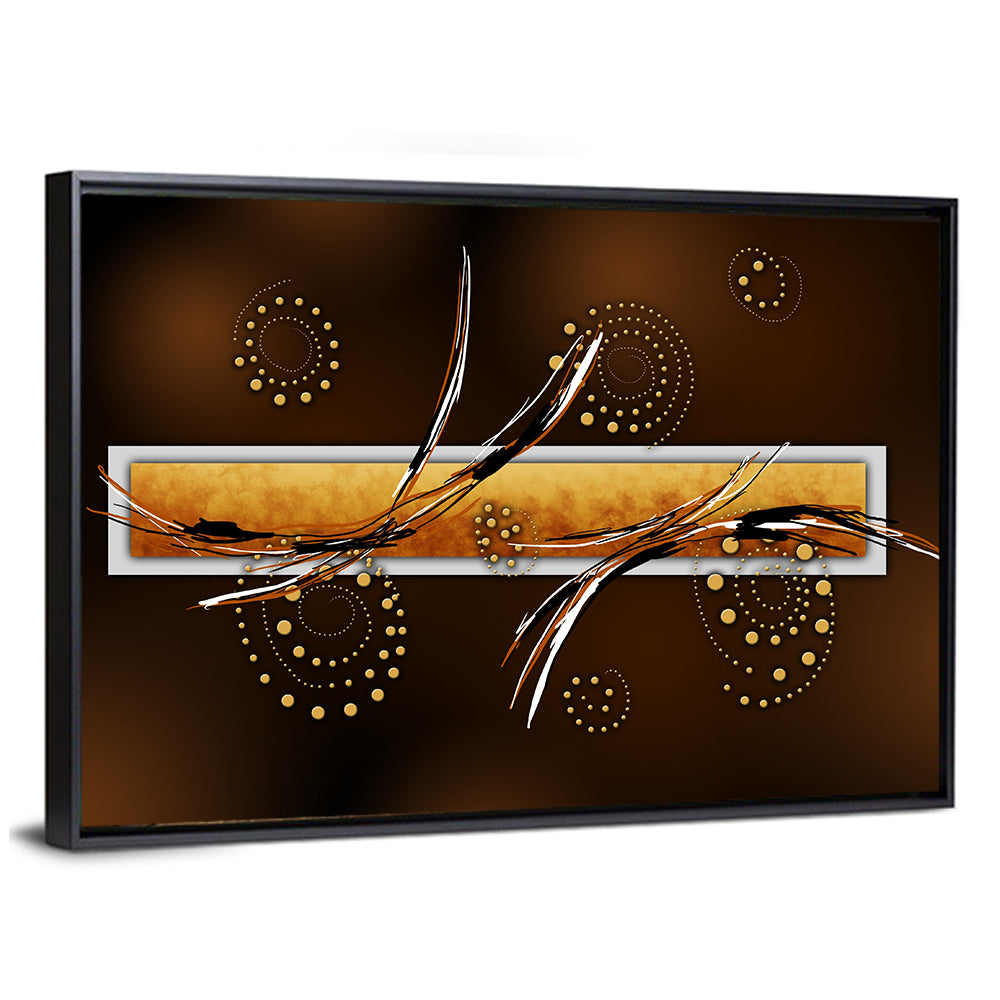 Golden Spiral Invitation Illustration Wall Art