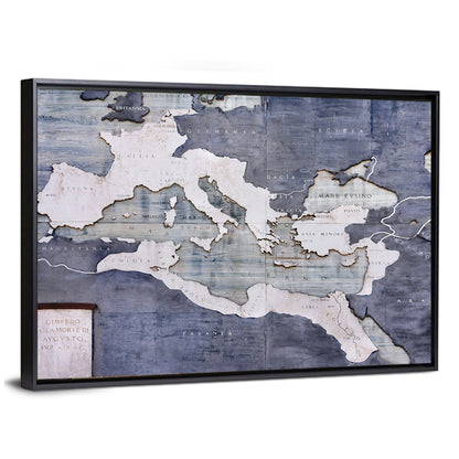 Vintage Roman Empire Map Wall Art