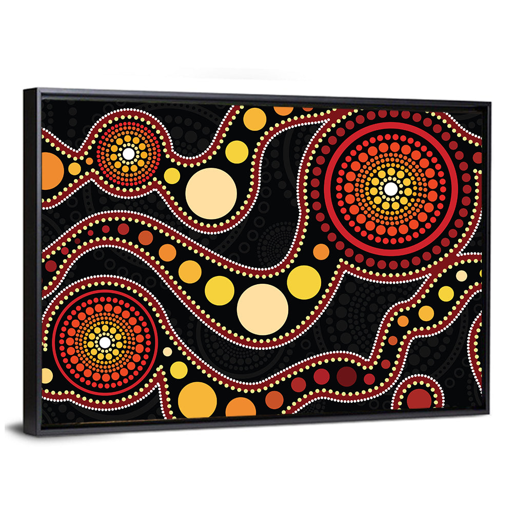 Aboriginal Dot Wall Art