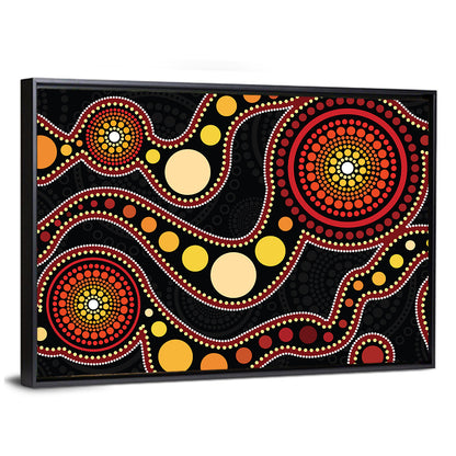 Aboriginal Dot Wall Art