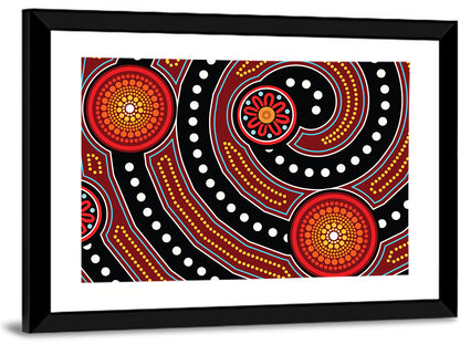 Aboriginal Dot Style Ii Wall Art