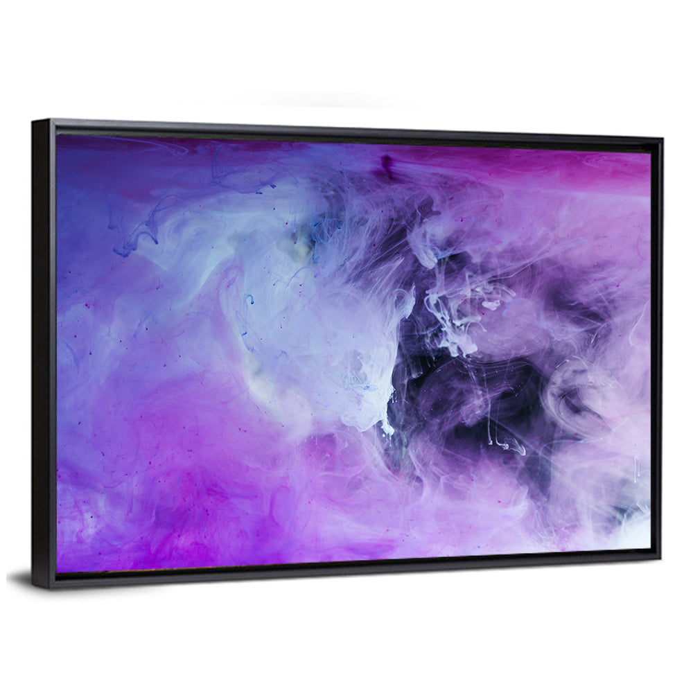 Ethereal Purple Swirl Wall Art