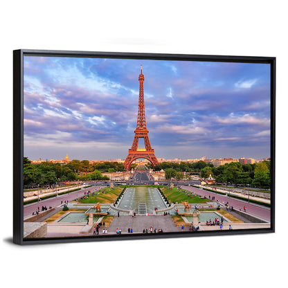 Eiffel Tower at Golden Hour Wall Art
