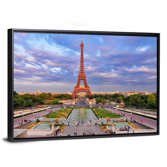 Eiffel Tower at Golden Hour Wall Art