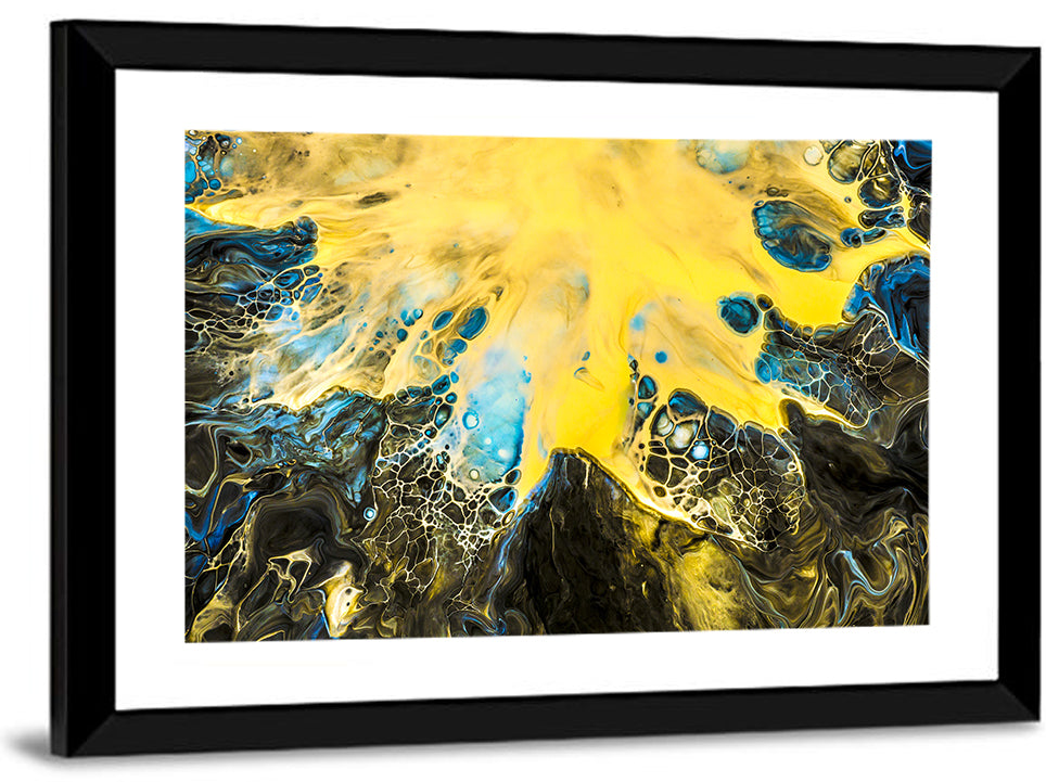 Cellular Fluid Burst Wall Art
