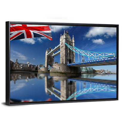 Tower Bridge with Union Jack Wall Art