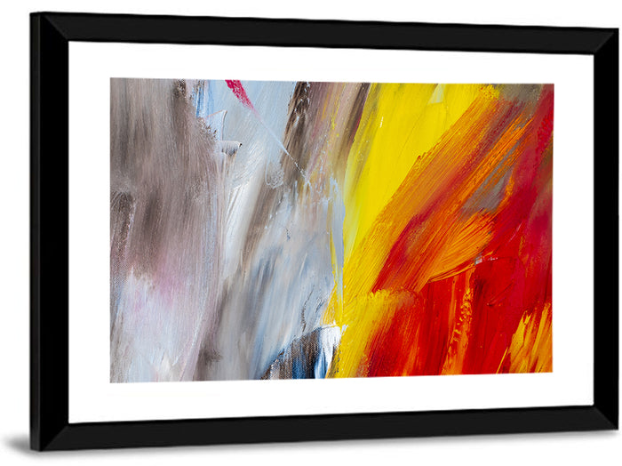 Warm Gray Diptych Texture Wall Art as a framed print