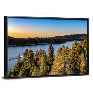 Lake Arrowhead Sunset Wall Art