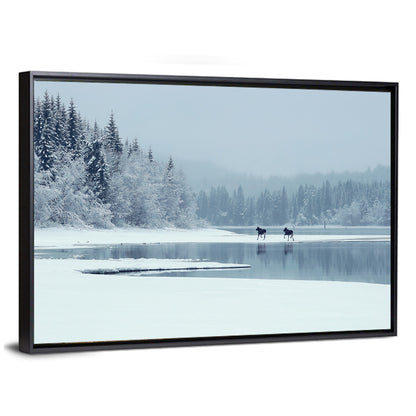 Foggy Lake Selbu Wall Art