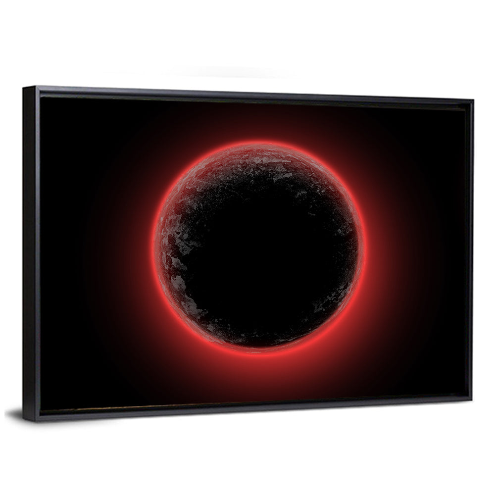 Red Planet Eclipse Wall Art