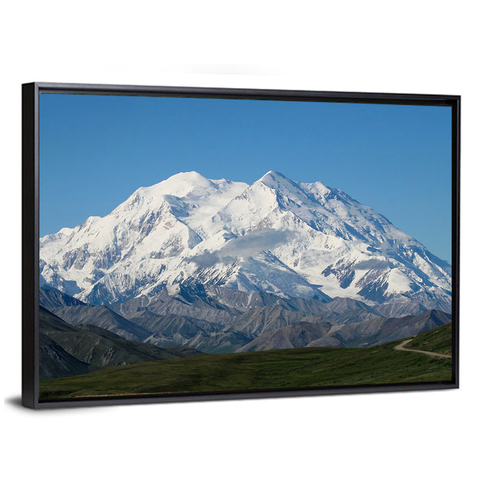 Mount Mckinley in Denali National Park Wall Art as a framed canvas