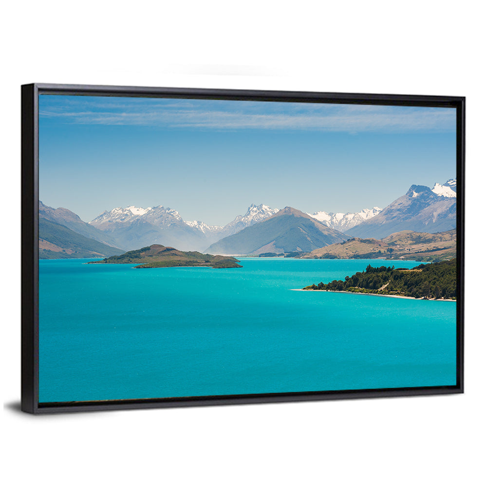 Wakatiup Lake Turquoise Waters New Zealand Wall Art