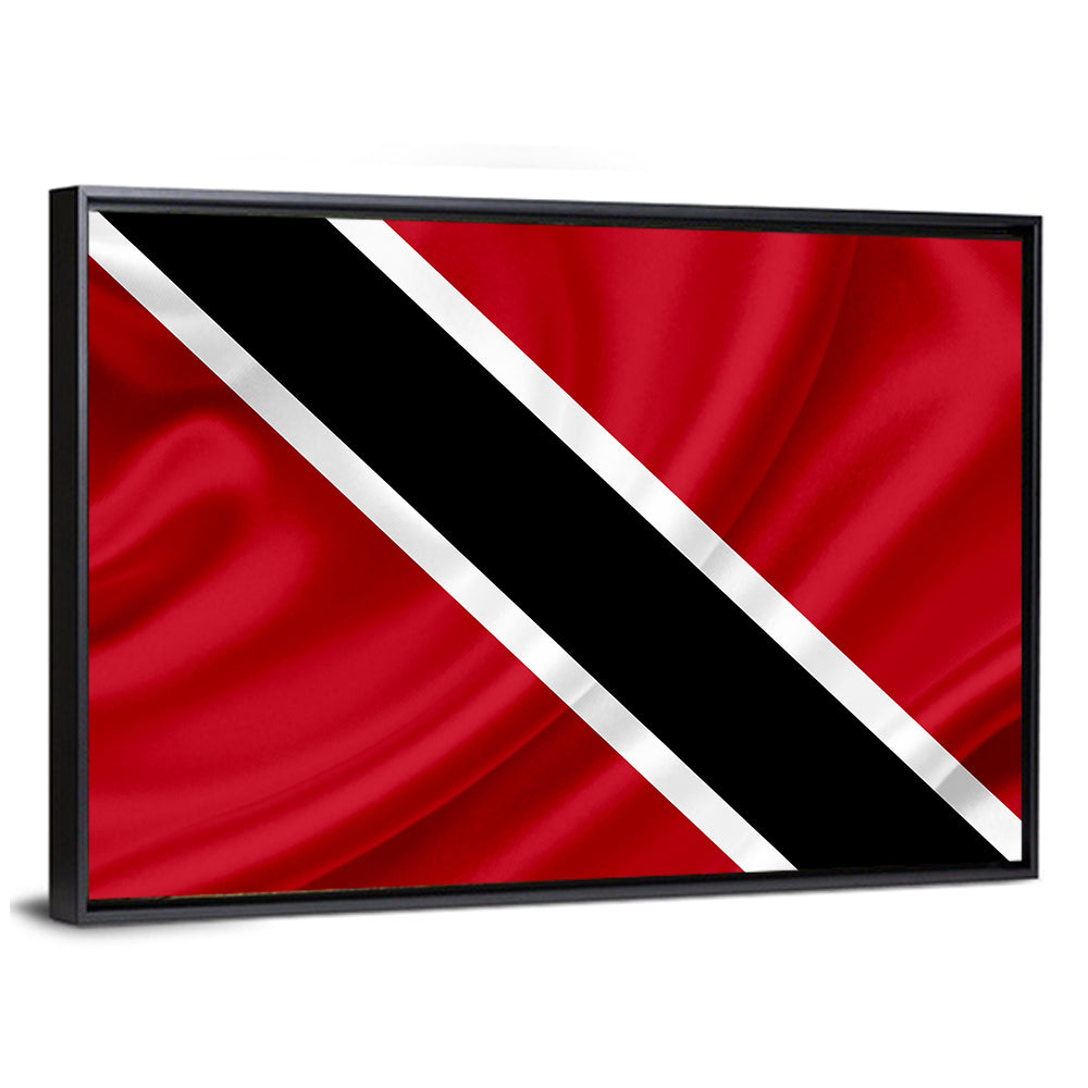 Trinidad and Tobago Flag, Diagonal Stripe Wall Art