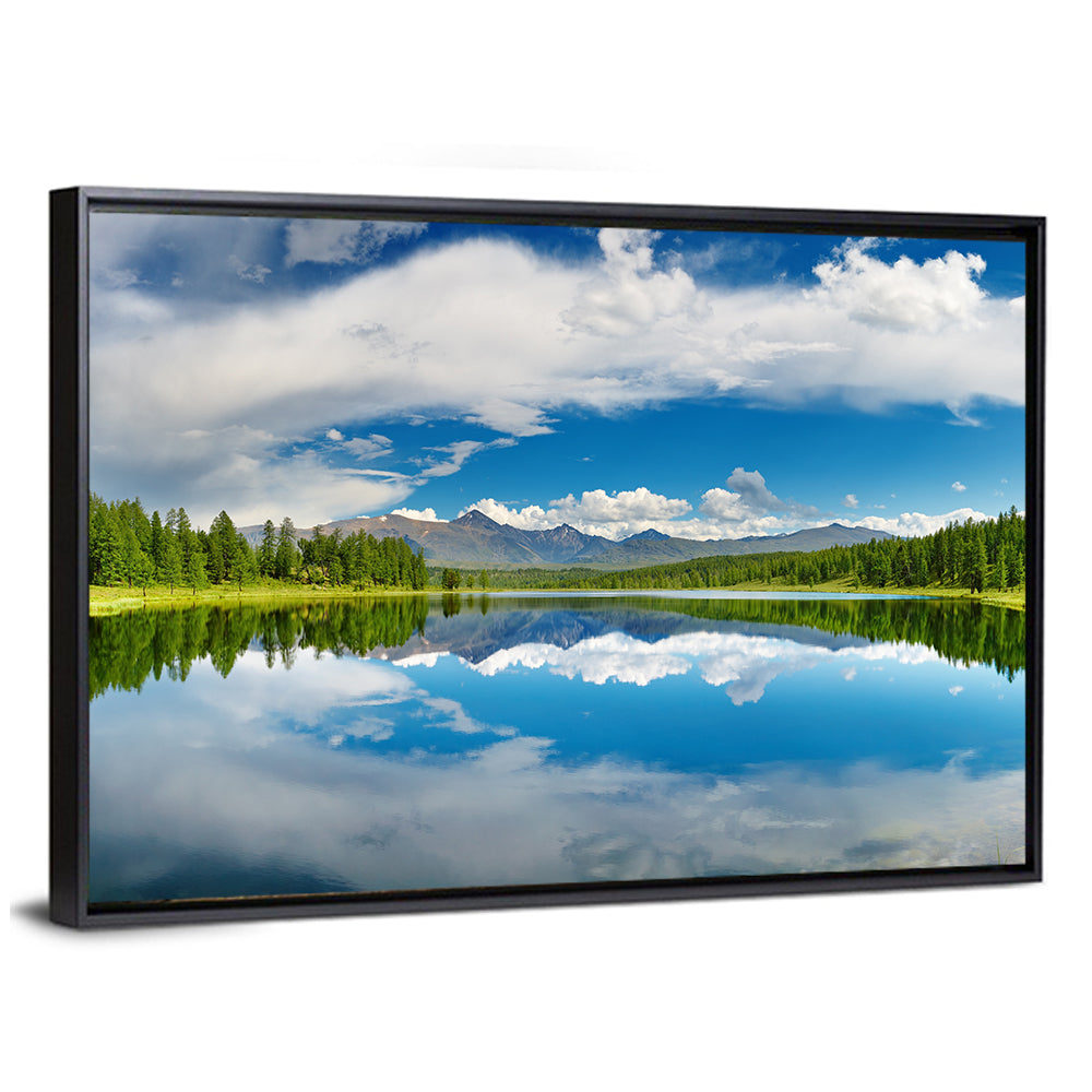 Mirror Lake in Altai Mountains Wall Art