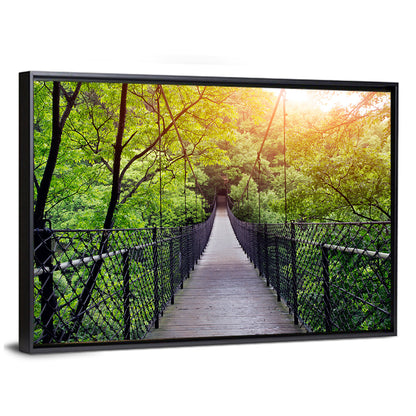Bridge To Jungle In Guilin Wall Art