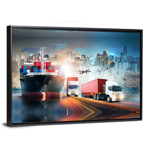 Global Business Logistics Wall Art