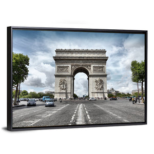 Famous Triumphal Arch Paris Wall Art