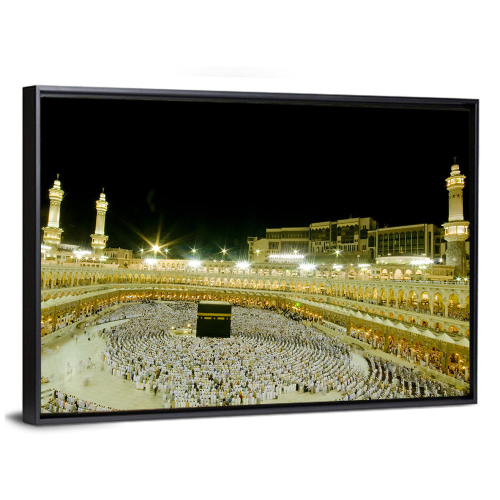 Night View of the Kaaba, Makkah Wall Art