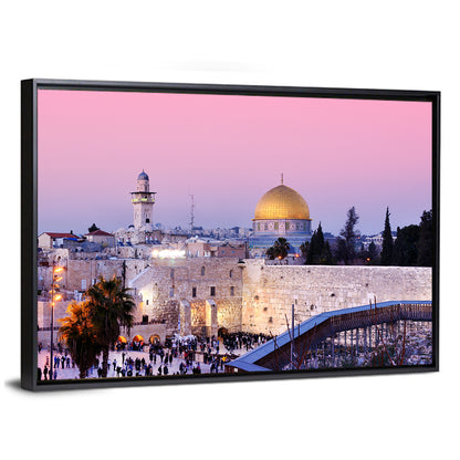 Dome of the Rock and Western , Jerusalem Wall Art