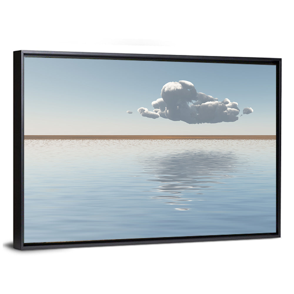 Single Cloud Reflection Wall Art
