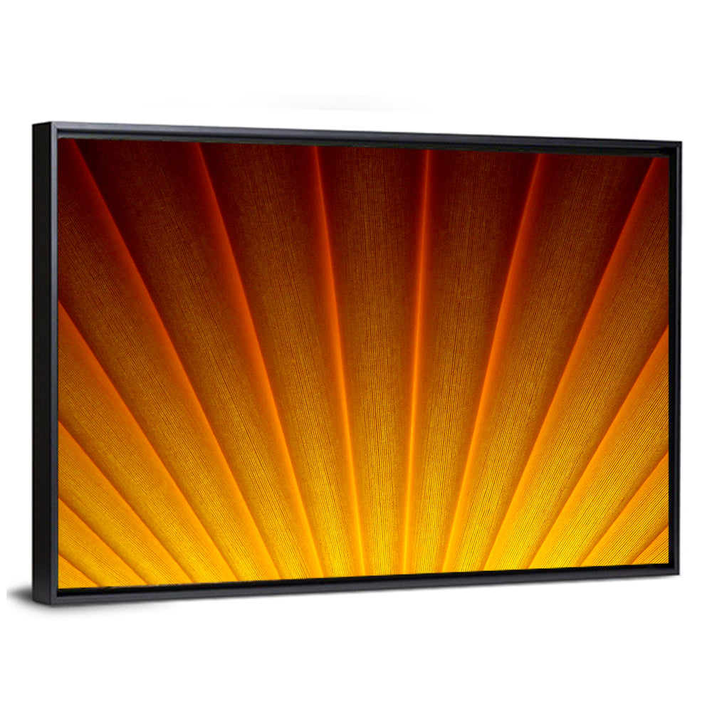 Pleated Sunburst Illustration Wall Art