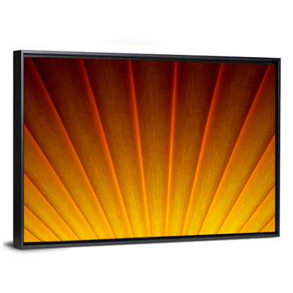 Pleated Sunburst Illustration Wall Art