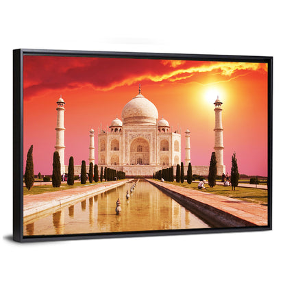Taj Mahal at Sunrise, Agra Wall Art